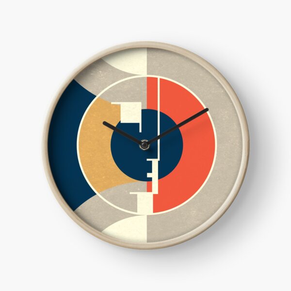 Bauhaus Exhibition Art 3 Clock