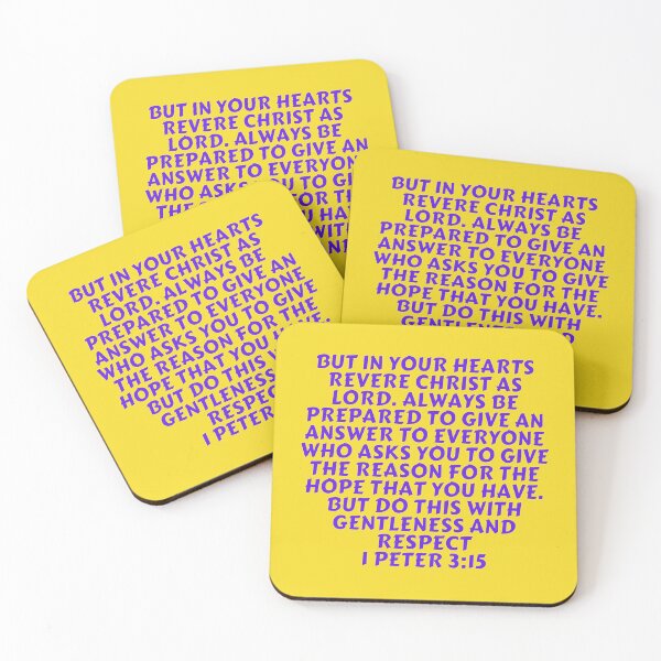 Item preview, Bible Verse 1 Peter 3:15 designed and sold by Prayingwarrior.