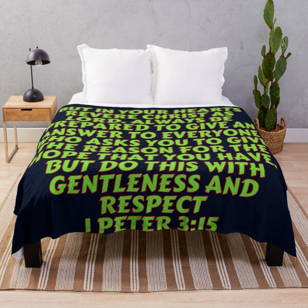 Item preview, Bible Verse 1 Peter 3:15 designed and sold by Prayingwarrior.
