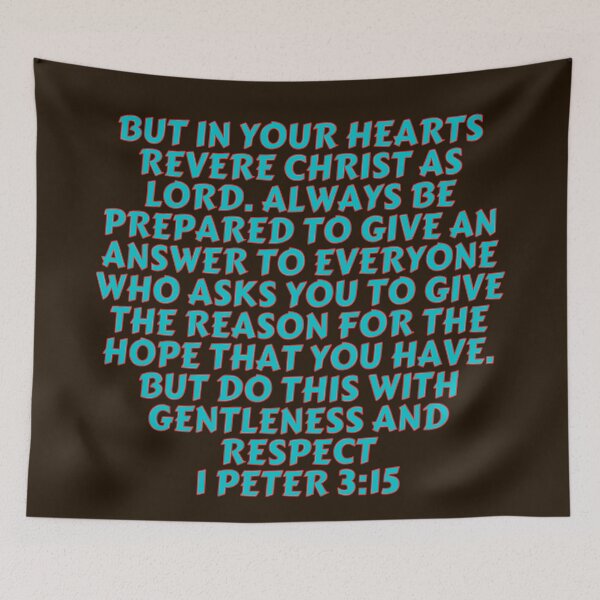 Item preview, Bible Verse 1 Peter 3:15 designed and sold by Prayingwarrior.