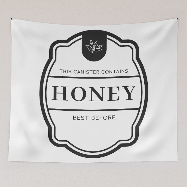 Item preview, Honey label for spice jars designed and sold by Astralia.