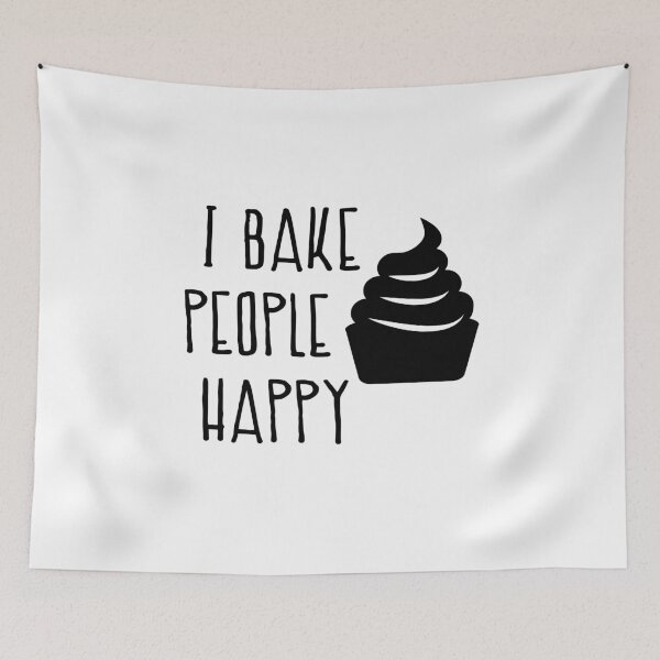 Item preview, I Bake People Happy  designed and sold by VikiQuick.