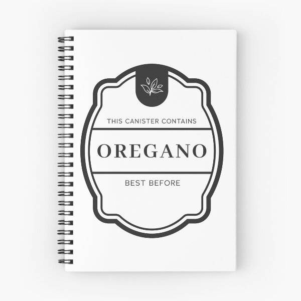 Item preview, Oregano label for spice jars designed and sold by Astralia.