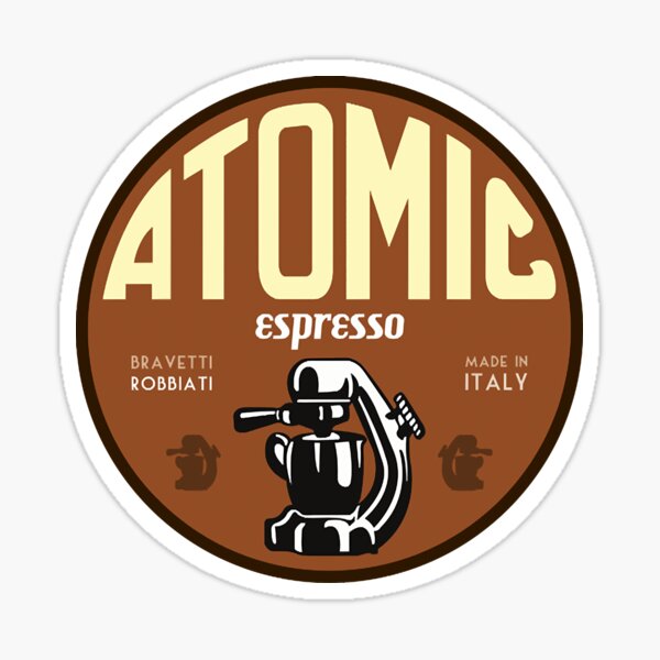 Atomic Energy Drink Sticker – Atomic Coffee Bar