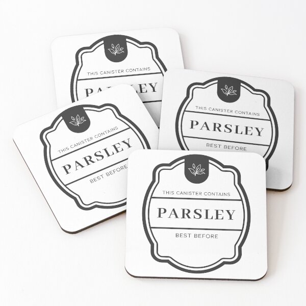 Item preview, Parsley label for spice jars designed and sold by Astralia.