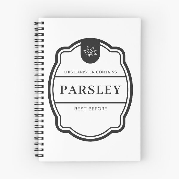 Item preview, Parsley label for spice jars designed and sold by Astralia.
