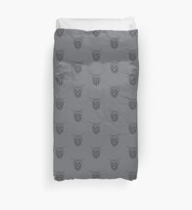 Horned Skull (black) Duvet Cover