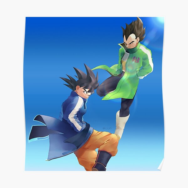 Goku And Vegeta Fanart Dragon Ball Super Poster For Sale By Yashdusane Redbubble 6563