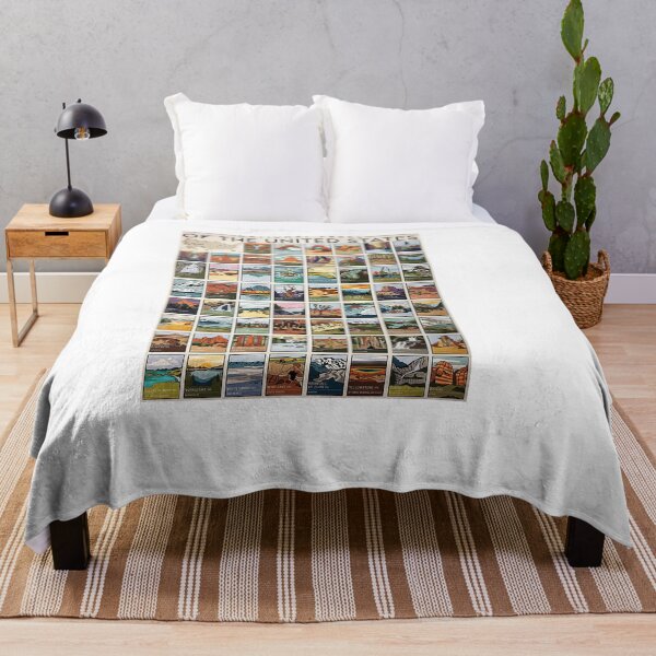 Item preview, National Parks Of The United States Poster designed and sold by RadanaMJohnova.