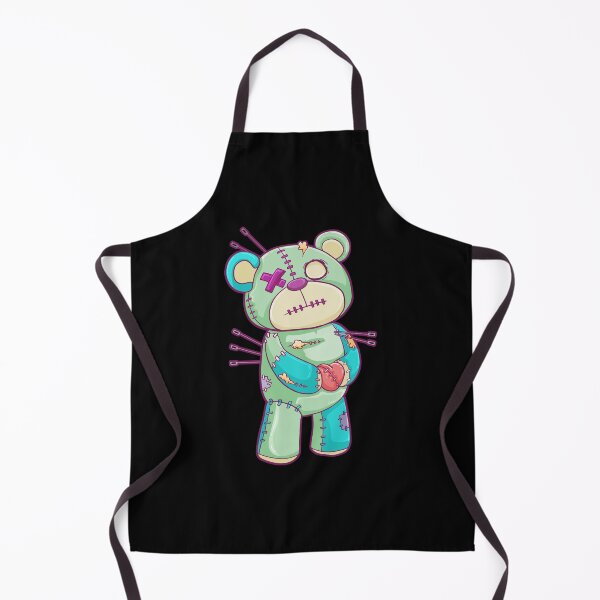 Item preview, Teddy Bear Pastel Goth Anime Voodoo Doll designed and sold by CreativeGiftShp.
