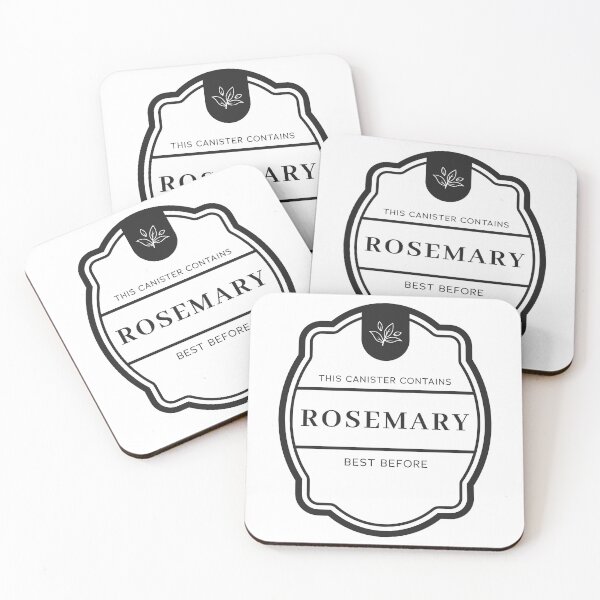 Item preview, Rosemary label for spice jars designed and sold by Astralia.