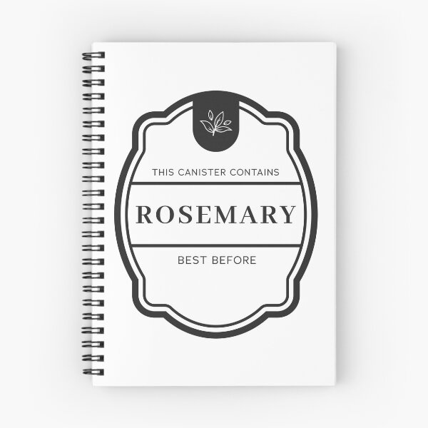 Item preview, Rosemary label for spice jars designed and sold by Astralia.
