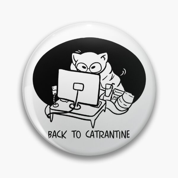 Item preview, Back to Cat-rantine designed and sold by CatOnDemand.