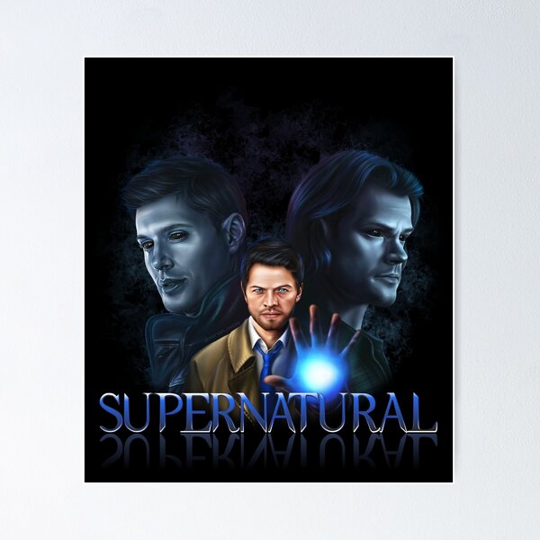 Item preview, Sam and Dean Winchesters, Castiel "Supernatural" designed and sold by mayyaflowers.