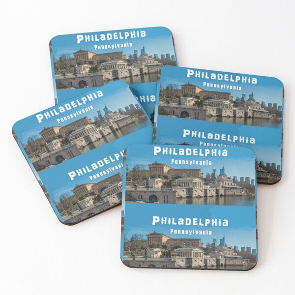 Item preview, Philadelphia, Pennsylvania - Fairmount Water Works & Center City Skyline designed and sold by leemcnut.