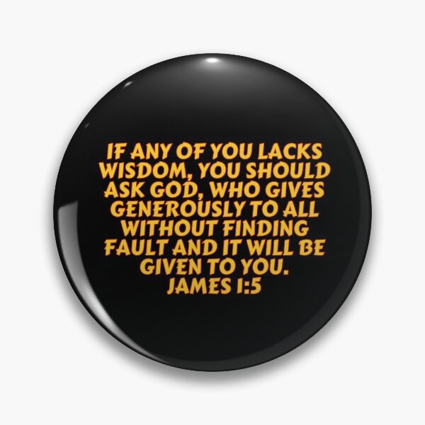 Item preview, Bible Verse James 1:5 designed and sold by Prayingwarrior.