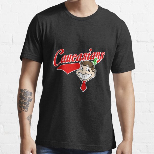 Caucasians Dollar Man Funny Cleveland Baseball T-Shirt