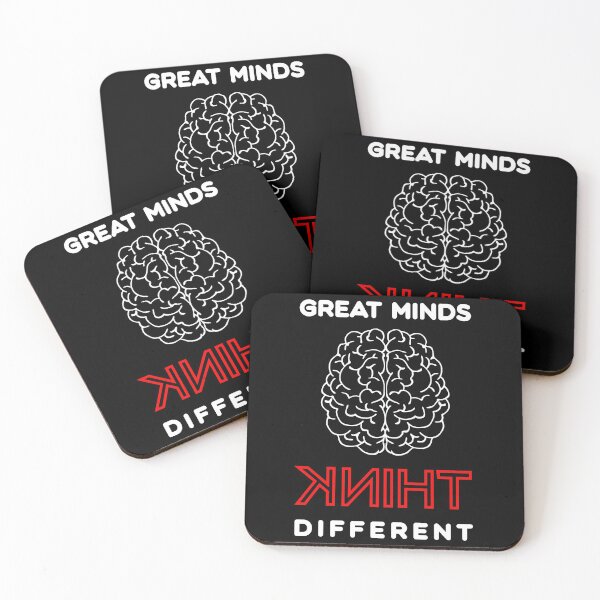 Item preview, Great Minds Think Different (White) designed and sold by superdumb70.