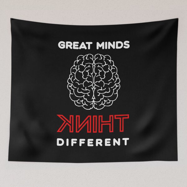 Item preview, Great Minds Think Different (White) designed and sold by superdumb70.