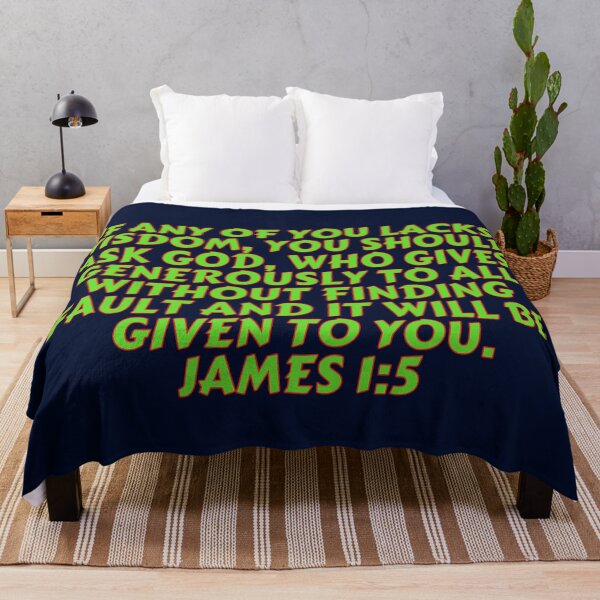 Item preview, Bible Verse James 1:5 designed and sold by Prayingwarrior.