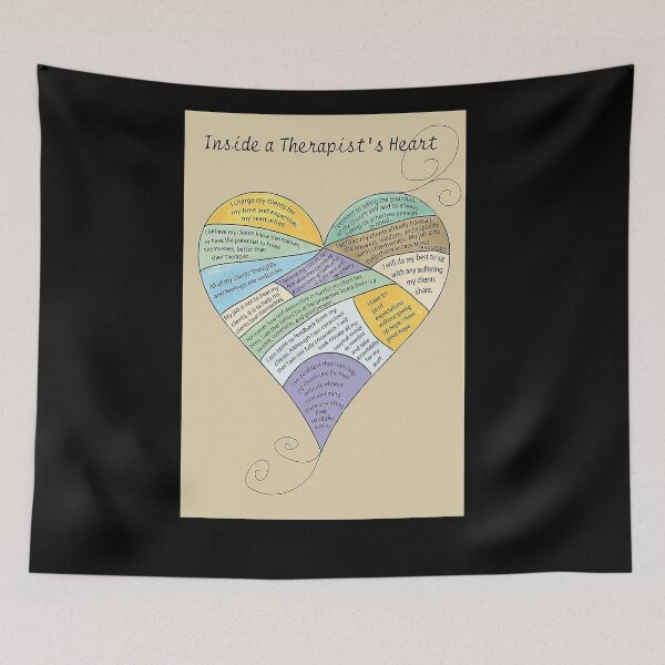 Item preview, Social Worker Inside A Therapist's Heart designed and sold by Cooper73.