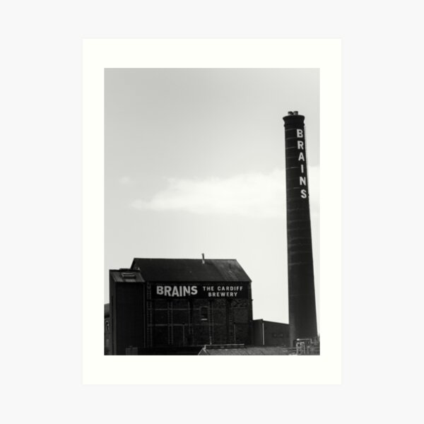 Brains Brewery, Cardiff, Wales Art Print