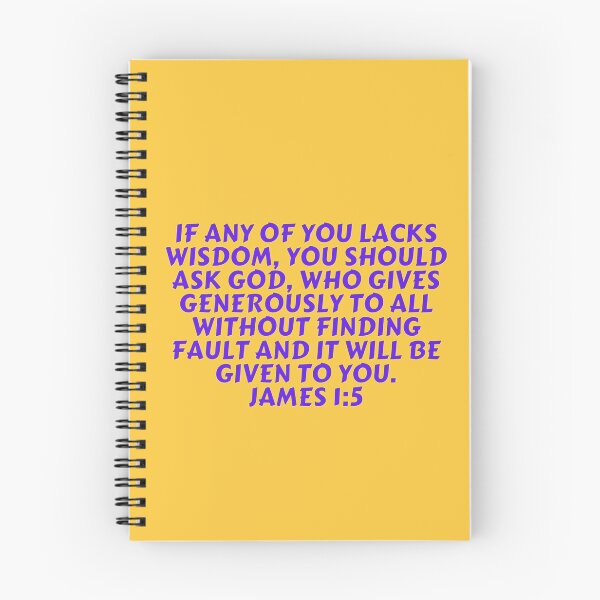 Item preview, Bible Verse James 1:5 designed and sold by Prayingwarrior.