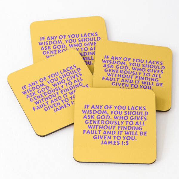 Item preview, Bible Verse James 1:5 designed and sold by Prayingwarrior.