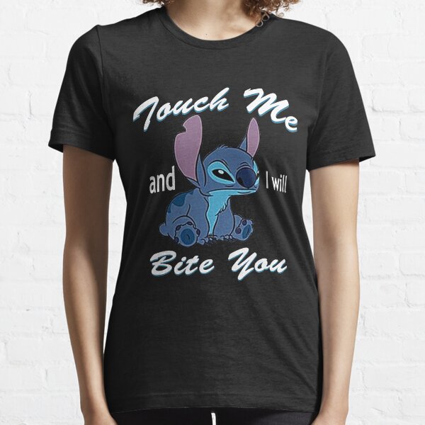 Touchez-moi et je vais vous mordre T-shirt drôle T-shirt essentiel