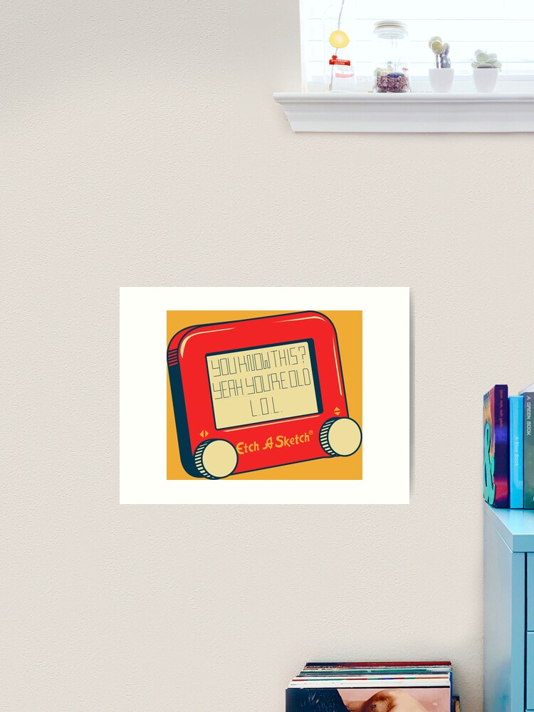 Etch A Sketch Poster for Sale by ClarkPOD