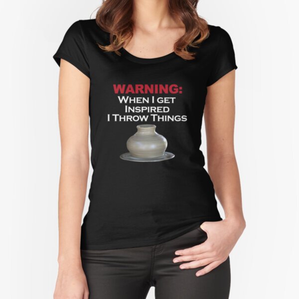 Item preview, WARNING: When I get inspired I throw things / Pottery Humor designed and sold by bryanmcclelland.