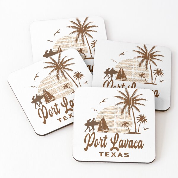 Item preview, Port Lavaca Texas Vintage Sunset designed and sold by Home-Spirit.