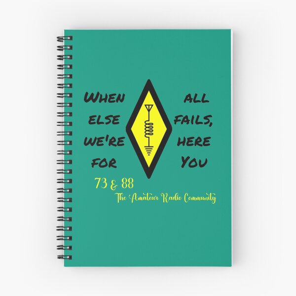 Item preview, Ham Radio Emergency Communication with 73 and 88.  When all else fails we're here for you designed and sold by Click-Like.