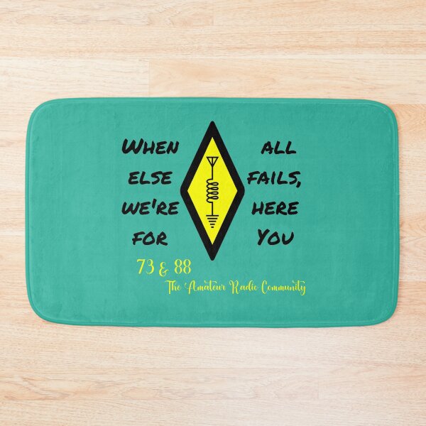 Item preview, Ham Radio Emergency Communication with 73 and 88.  When all else fails we're here for you designed and sold by Click-Like.