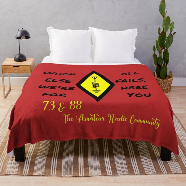 Item preview, Ham Radio Emergency Communication with 73 and 88.  When all else fails we're here for you designed and sold by Click-Like.