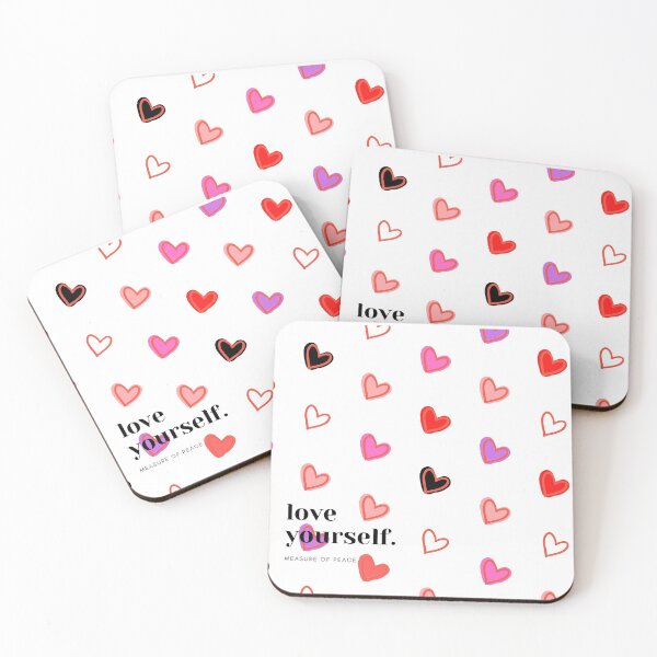 Item preview, love yourself. Measure of peace. Heart edition.  designed and sold by measureofpeace.