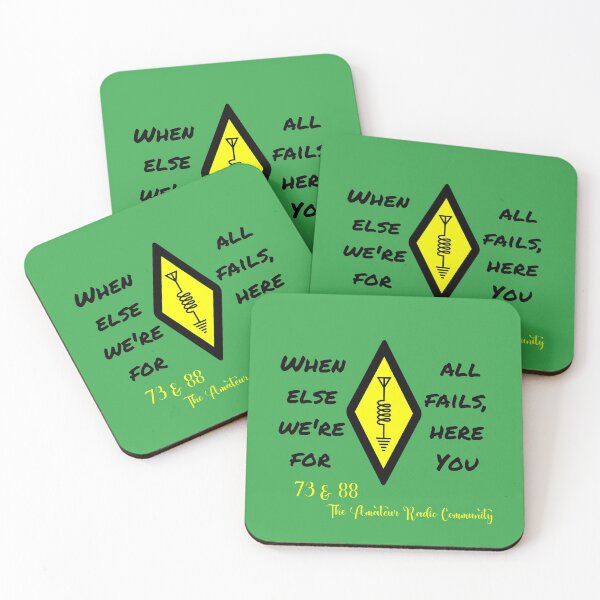 Item preview, Ham Radio Emergency Communication with 73 and 88.  When all else fails we're here for you designed and sold by Click-Like.