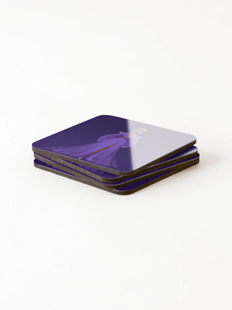 Thumbnail 4 of 5, Coasters (Set of 4), Symone designed and sold by RikDrawsThings.