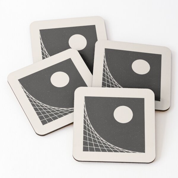 Item preview, Black and white geometrical abstract landscape art designed and sold by ps4artworks.
