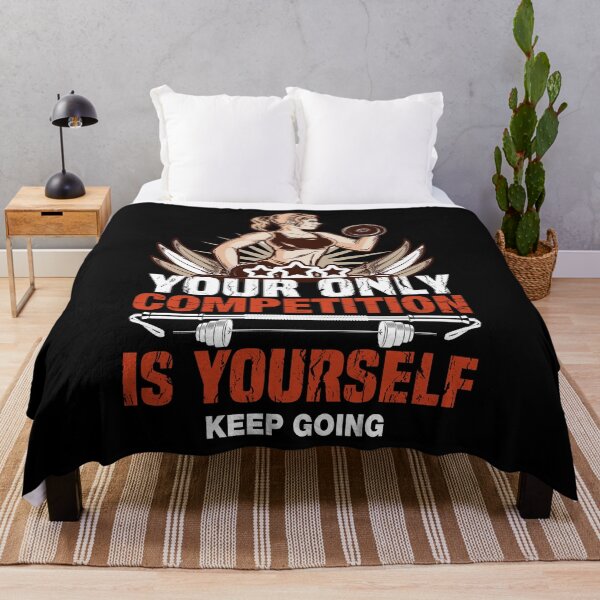 Item preview, Your Only Competition Is Your Self Keep Going designed and sold by HumbleShirt.