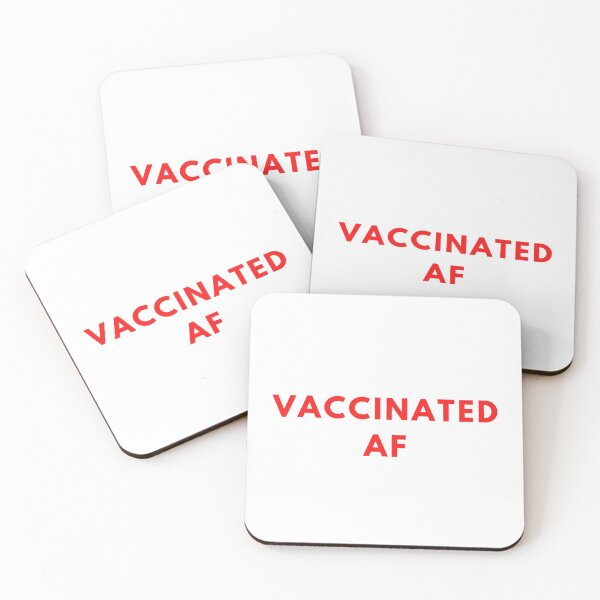 Item preview, Vaccinated AF, Vaccinated Check, I've Been Vaccinated designed and sold by ladylaughprints.