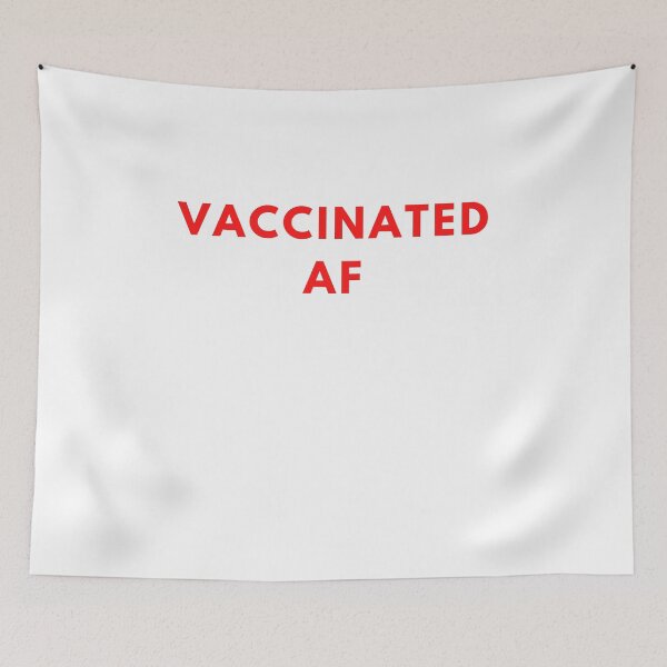 Item preview, Vaccinated AF, Vaccinated Check, I've Been Vaccinated designed and sold by ladylaughprints.