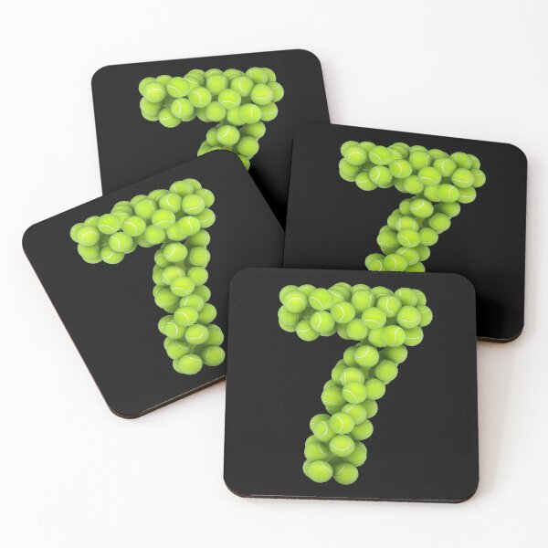 Item preview, Player Number 7 - Tennis Sports Seven Game Set Match designed and sold by elhefe.