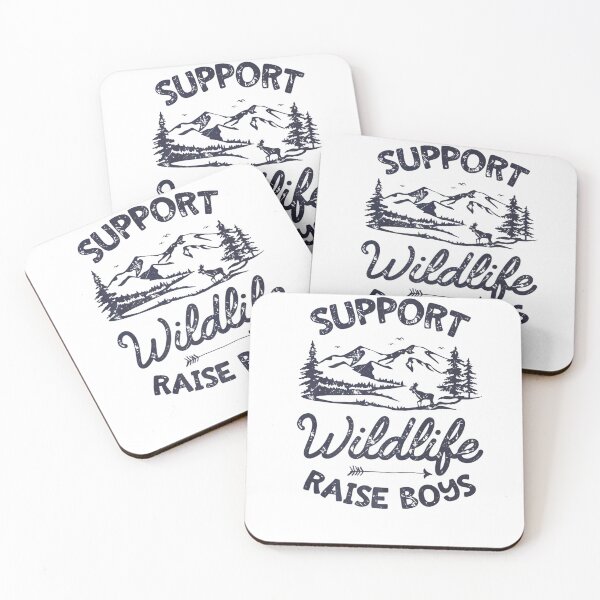 Item preview, Support Wildlife Raise Boys T shirt Mom Dad Mother Parents designed and sold by HammonArt.