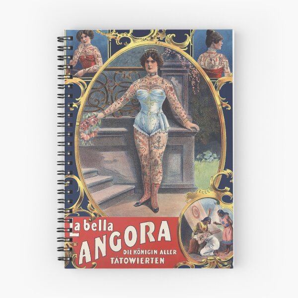 Item preview, Tattooed woman sideshow poster designed and sold by monsterplanet.