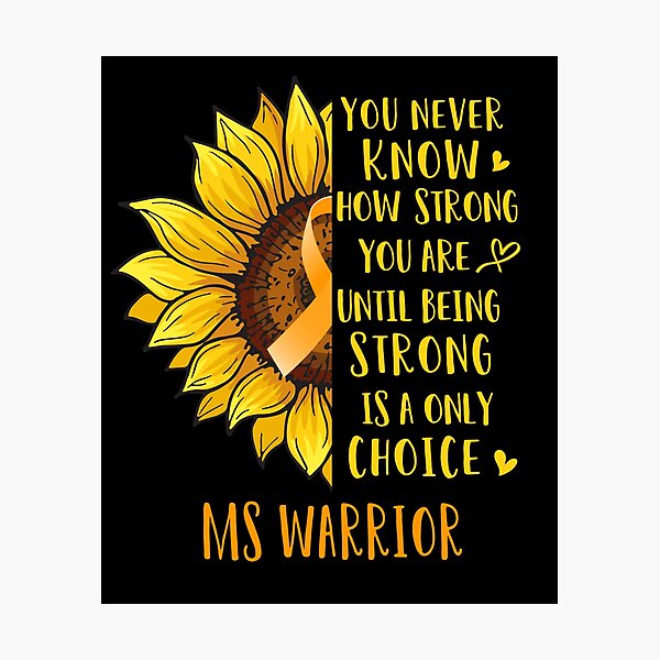Artikelvorschau, Sonnenblume Sie wissen nie, wie stark Sie MS Warrior sind entworfen und verkauft von rechardtee.