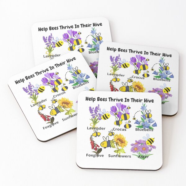 Item preview, Plants for Bees Help Bees Thrive In Their Hive Insect Nature Honey Bumble Bee Design designed and sold by ChooproClothing.