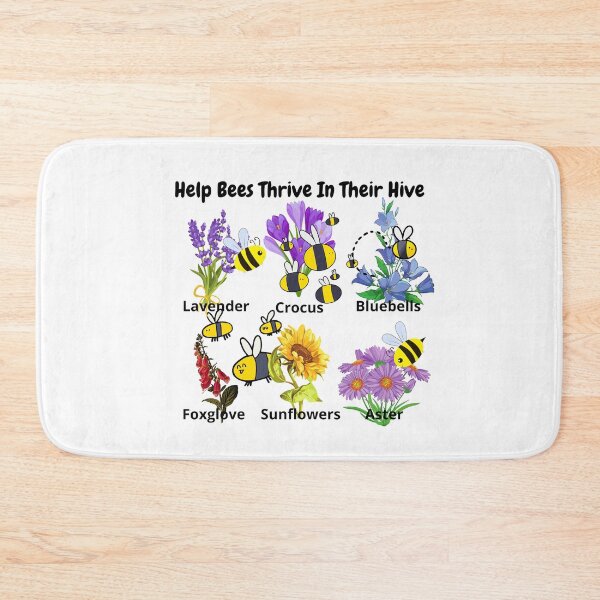 Item preview, Plants for Bees Help Bees Thrive In Their Hive Insect Nature Honey Bumble Bee Design designed and sold by ChooproClothing.