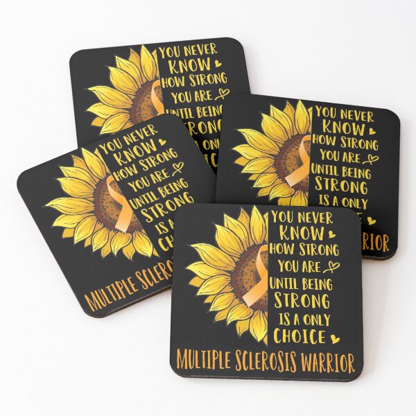 Item preview, Sunflower You Never Know How Strong You Are Multiple Sclerosis Warrior designed and sold by rechardtee.
