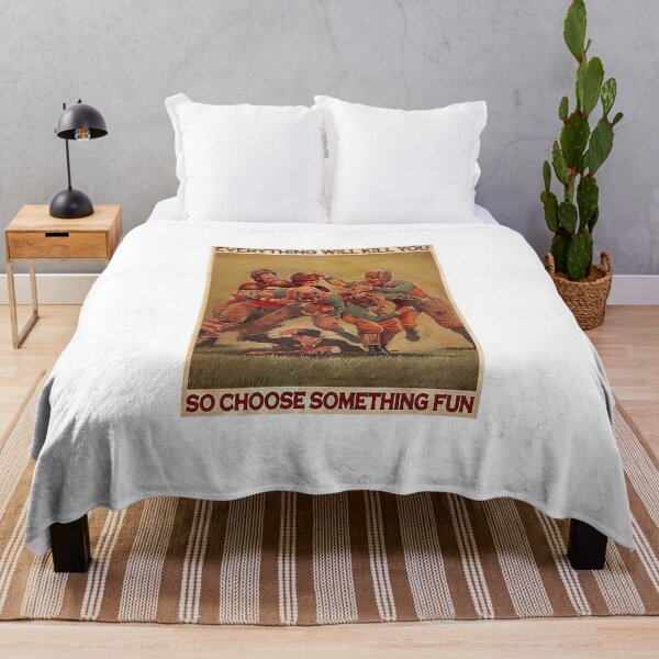 Item preview, Rugby Fight Everything Will Kill You So Choose Something Fun Poster designed and sold by NelaTesarik.